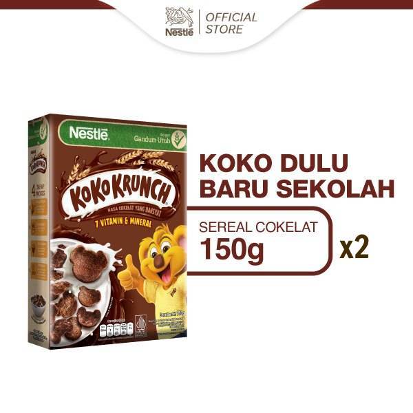 

Nestle KOKO KRUNCH Sarapan Sereal Coklat 2 x 150 g
