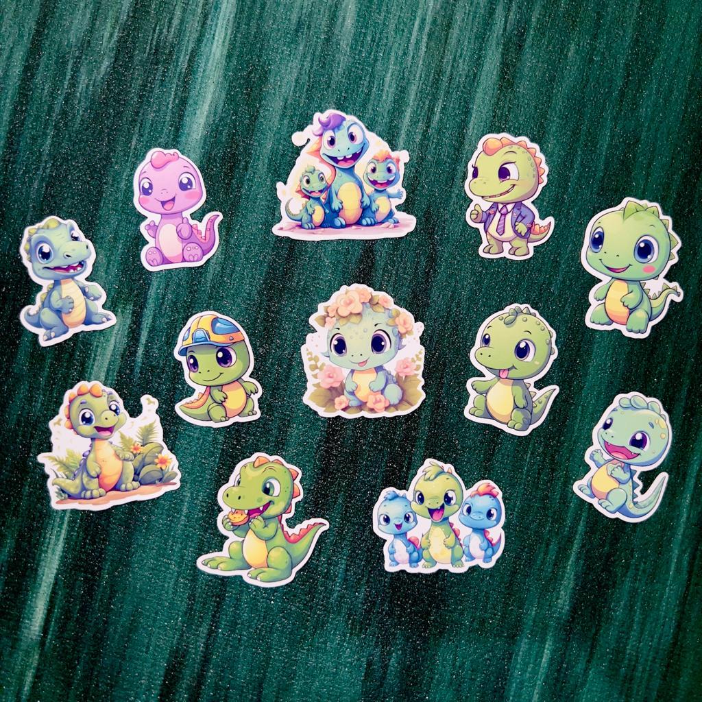 

STIKERKUN.ID CUTTING STICKER STIKER ANTI AIR EDISI CUTE DINOSAURUS KAWAI ( 12 PCS ) / STIKER CUSTOM JURNALING DEKORASI DIARI MURAH / CETAK STIKER SOUVENIR LUCU VIRAL STIKER AESTHETIC STIKER DINDING STIKER LUCU STIKER HELM