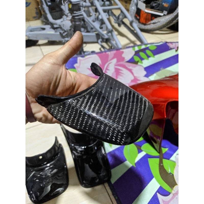 kepetan cb125 carbon forget kepetan cb kepetan slebor belakang cb cb125