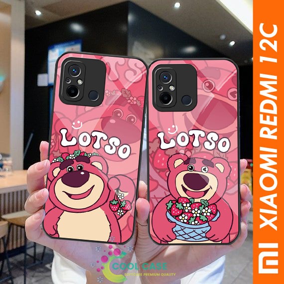 Softcase Kaca Kilau XIAOMI Redmi 12c Terbaru Lotso [CK408] Case REDMI 12C Casing Handphone-Pelindung