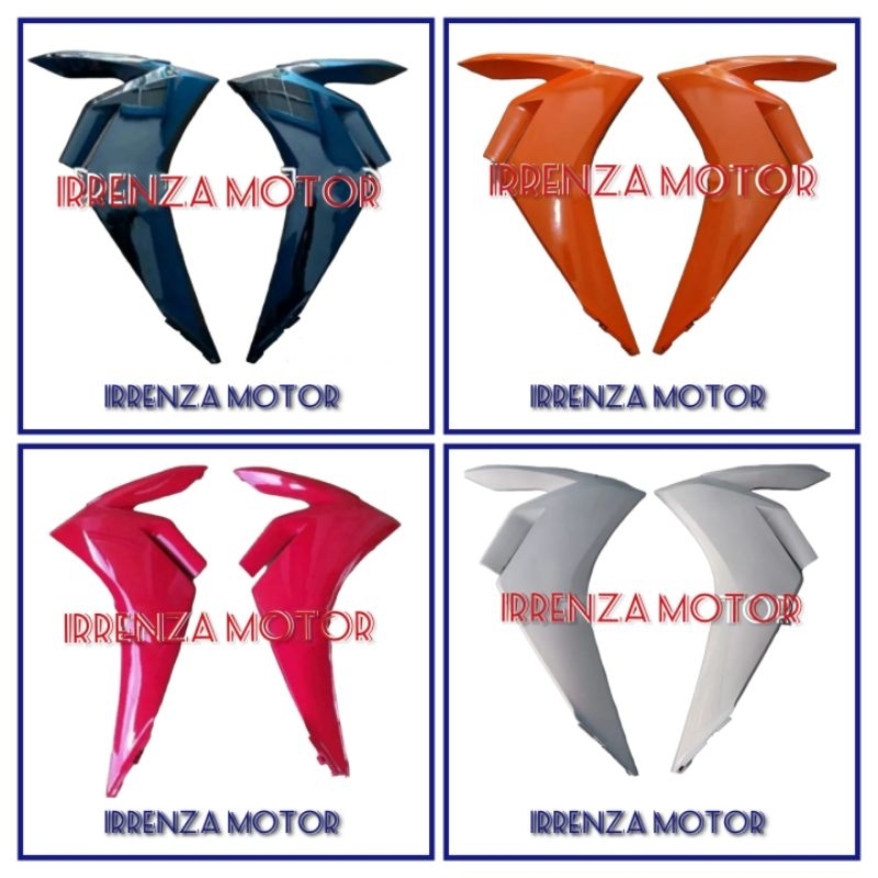 Sayap samping body depan honda blade 125 fi karbu new hitam putih merah orange