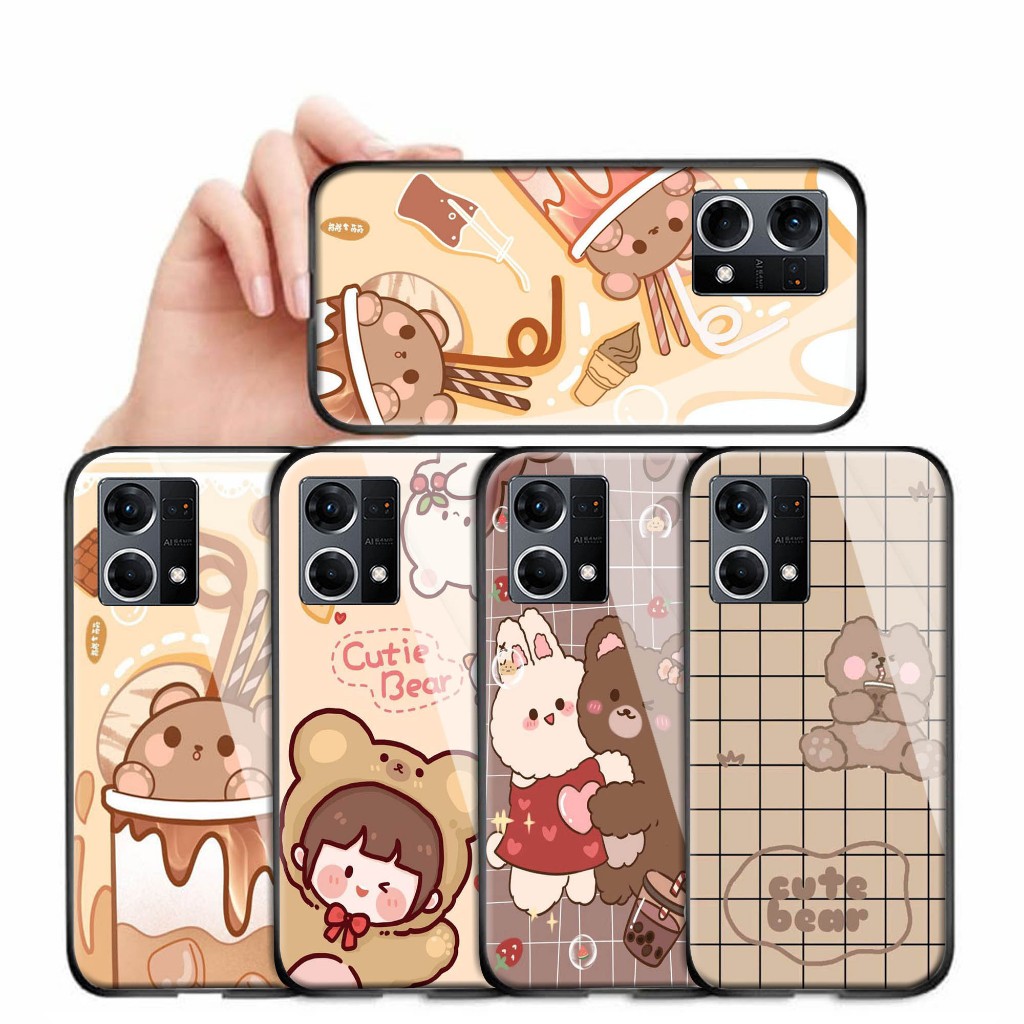 Case Kaca Reno 7Z 5G - Kesing Hp  Reno 7Z 5G  - Case Kaca Kilau Reno 7Z 5G  - Case VIVO Y36 (GC188)