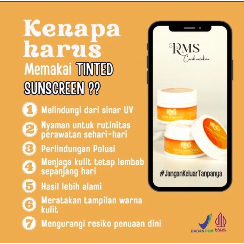 Tinted Sunscreen RMS Skincare SPF30 PA+++