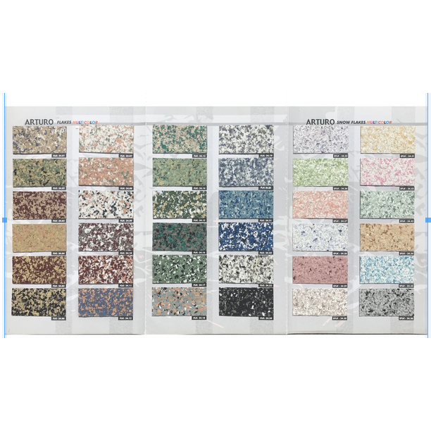 Cat Tembok Tekstur Arturo type Flakes (FLK) ukuran galon 4 Kg