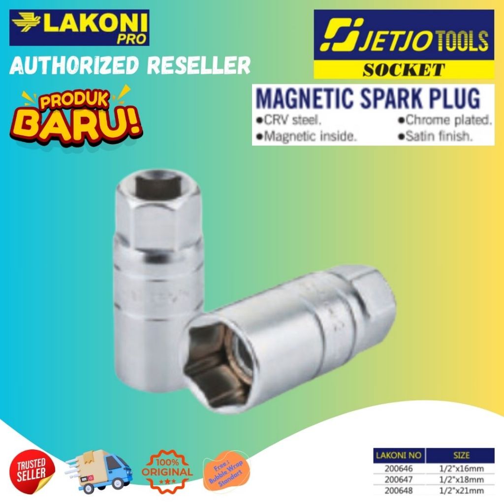 Lakoni Pro Mata Kunci Busi Magnet 1/2" Magnetic Spark