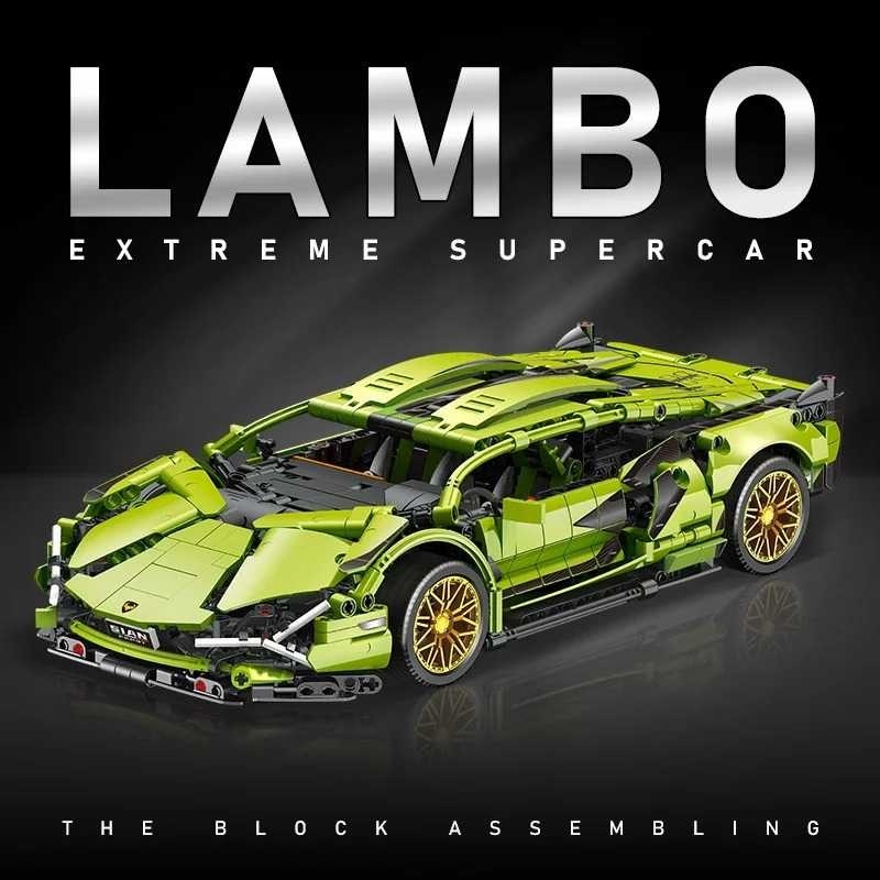 1:14 FKP37 Remote Control LEGO Lego Car Lamborghini SIAN Mobil Mainan