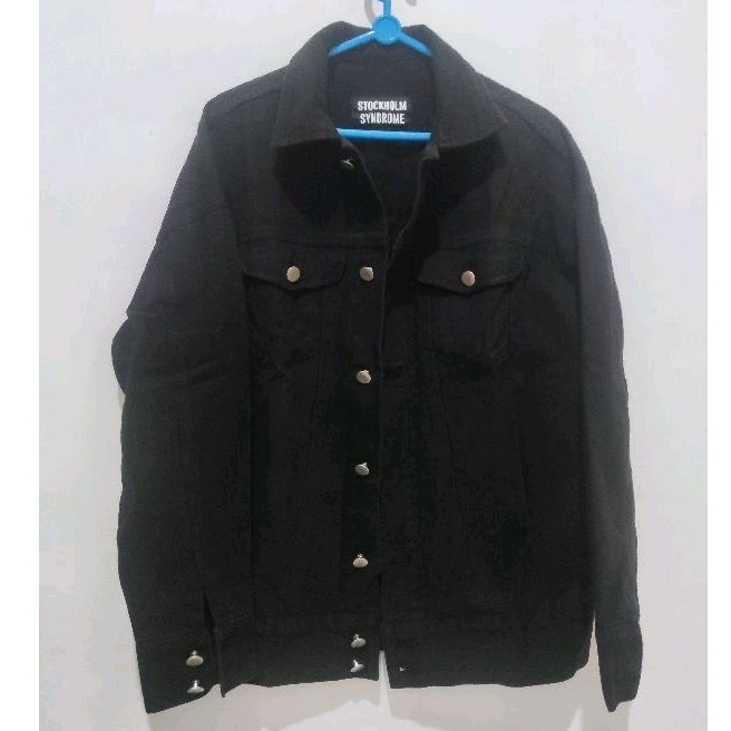 Jaket Denim Pria Tft Brand Stockholm Syndrome Size XL