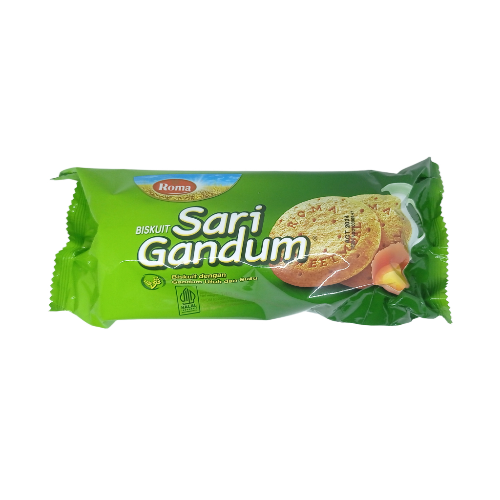 

Roma Biskuit Sari Gandum net Weight 149 gram