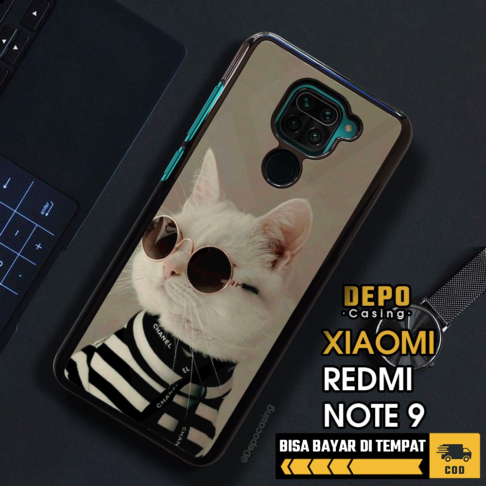 Case Redmi Note 9 Casing Xiaomi Redmi Note 9 Casing Depo Casing [MEOW] Case Glossy Case Aesthetic Cu