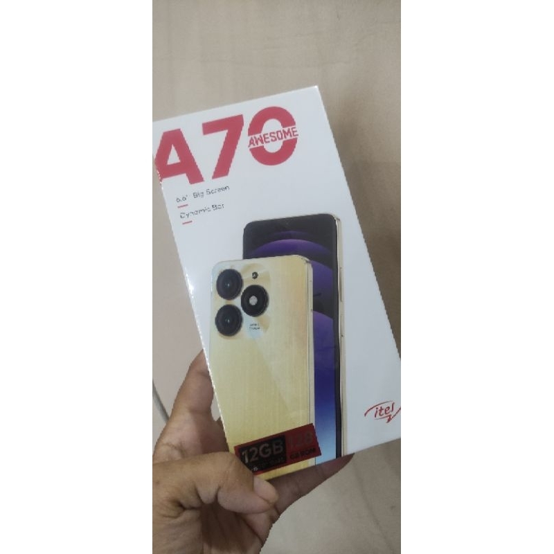 itel A70 ram 12/64gb