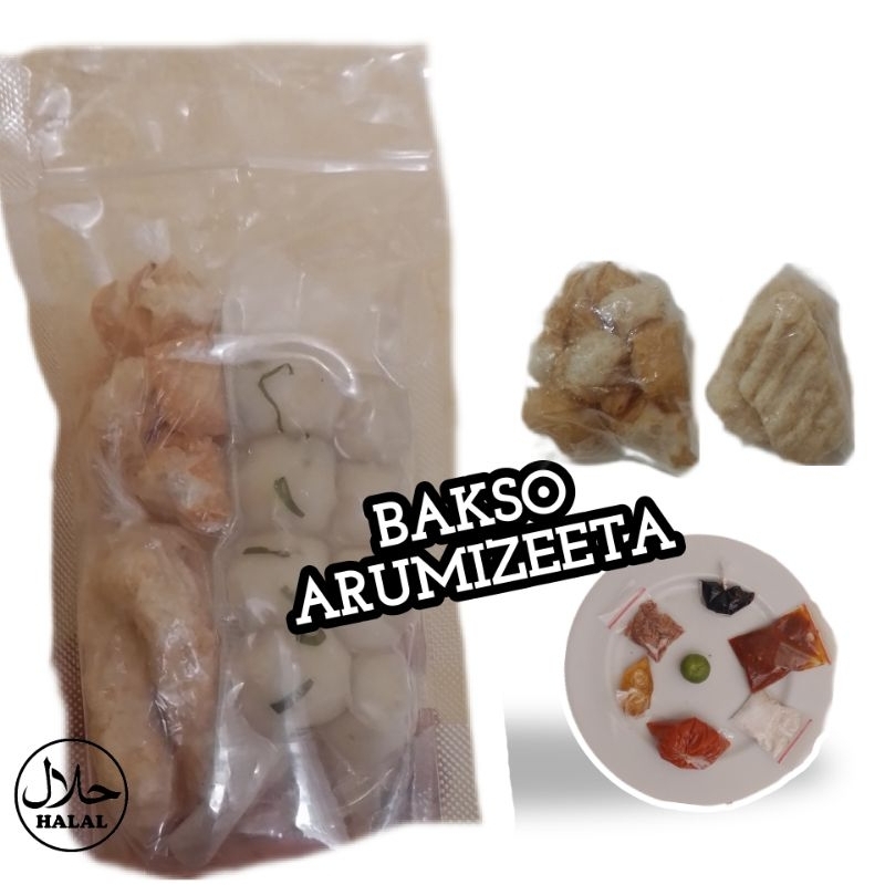 

bakso aci arumi zeeta isi tulang rangu dan jando untuk 1bungkus