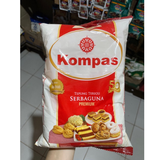 

TEPUNG TERIGU SERBAGUNA KOMPAS 1kg