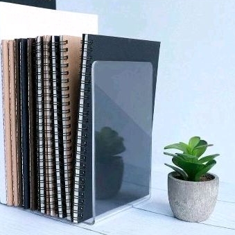 

ACRYLIC Book STAND PENAHAN Buku PEMBATAS BUKU GANJAL BUKU 2mm