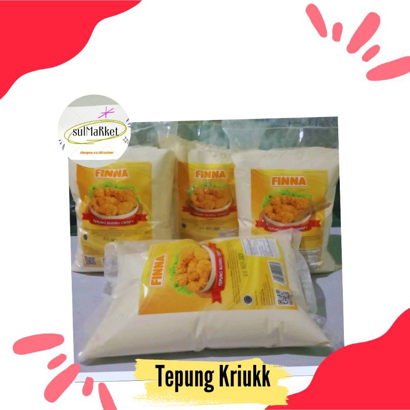 

Tepung Finna | Tepung Bumbu Cripsy 1kg