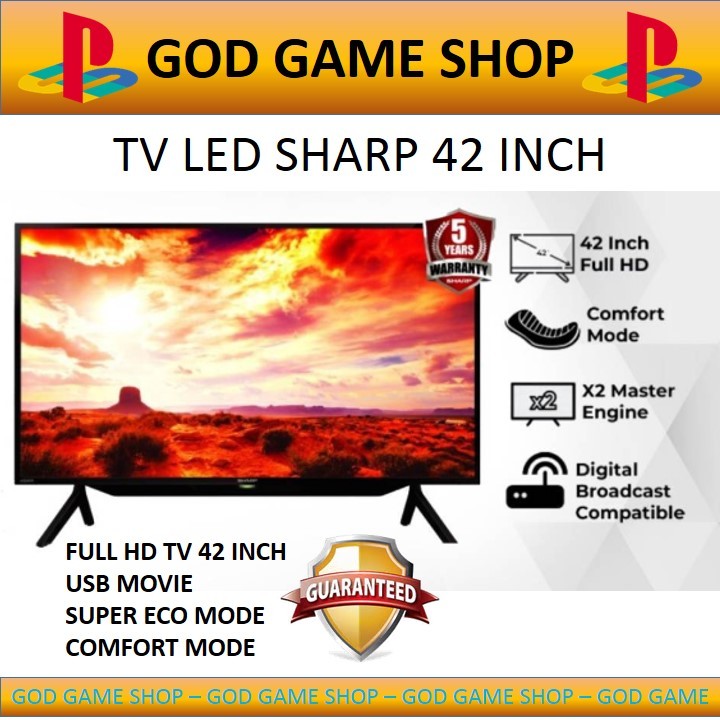 TV LED SHARP 42 INCH FULL HD MURAH