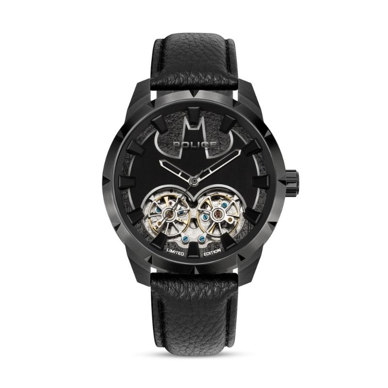 Police PEWGE0022701 Dark Knight Jam Tangan Pria Analog Automatic Limited Original Garansi Resmi