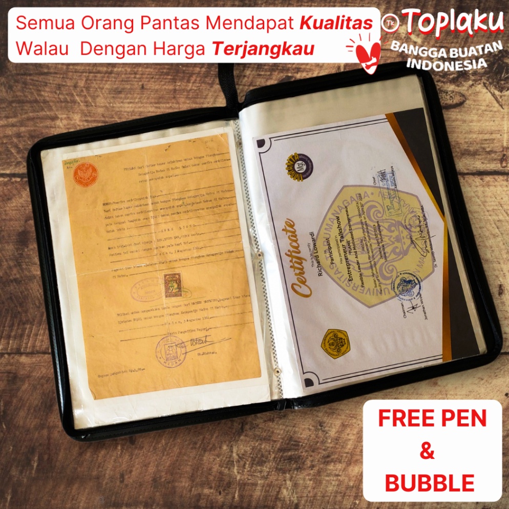 

Modern.. TOPLA Map Document Keeper Resleting Anti Air Dokumen Keeper Map Ijazah Sertifikat Berkas Kulit Plastik Map Berkas Map Dokumen Resleting Organizer File Folder Dokumen Tempat Dokumen Penting Clear Holder Cantik Resleting Anti Air 88