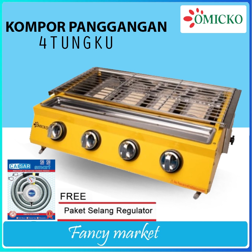 KOMPOR SOSIS OMICKO/KOMPOR PANGGANG OMICKO 2 TUNGKU 3 TUNGKU 4 TUNGKU