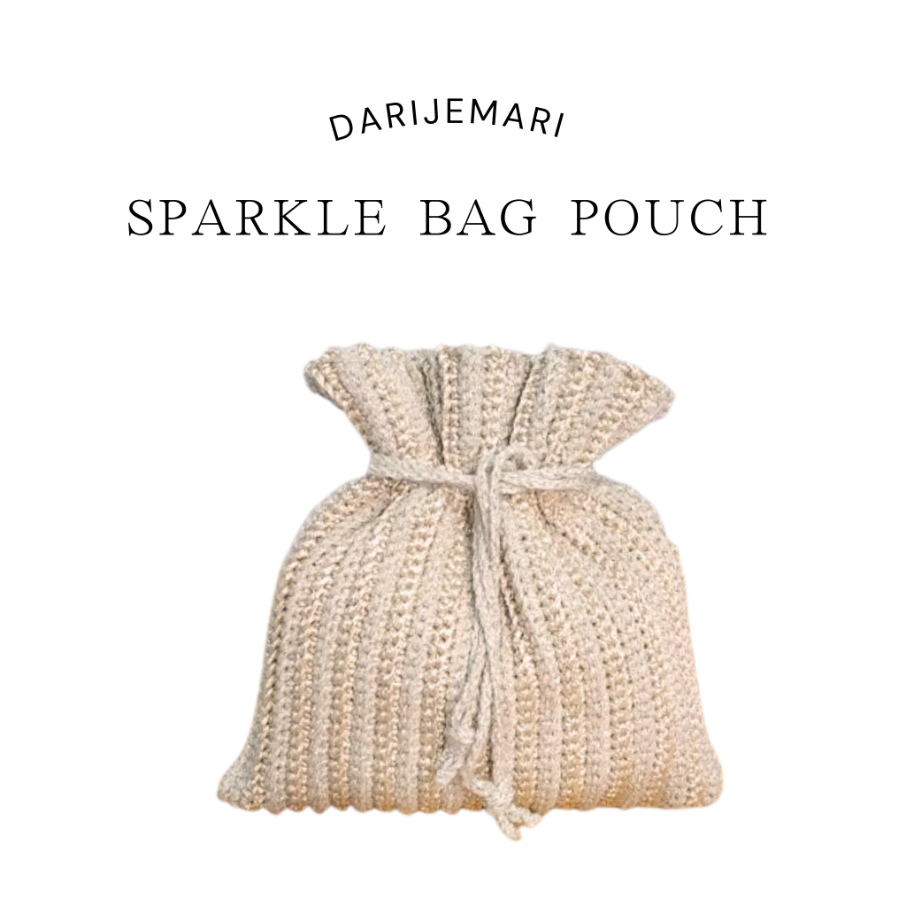 darijemari - Pouch Make Up - Sparkle Pouch - Pouch Rajut