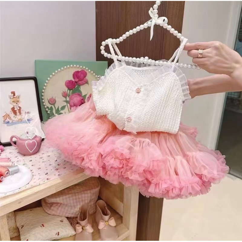 Top anak perempuan / pakaian anak perempuan / skirt tutu / tutu skirt