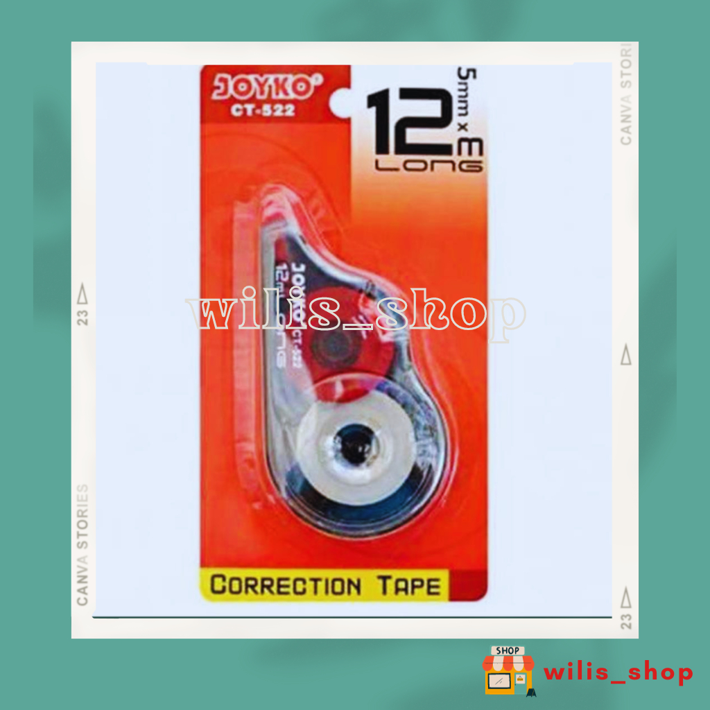 

Tip-Ex Roll Joyko 522 (12 meter)