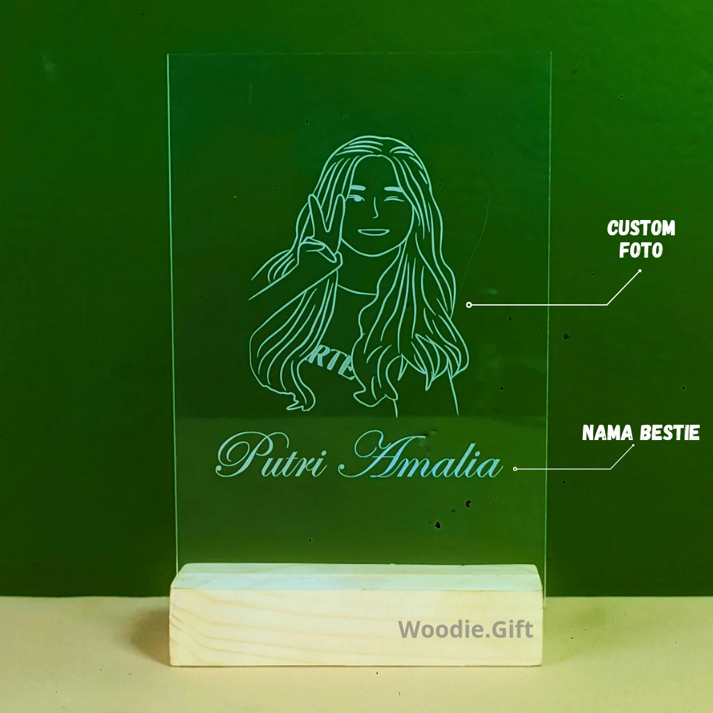 KADO WISUDA AKRILIK AESTETIC CUSTOM AKRILIK ULTAH CUSTOM AKRILIK FOTO