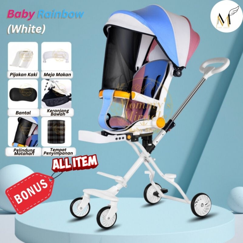 STROLLER BABY, STROLLER BAYI 2 ARAH, KERETA DORONG BAYI DILIPAT