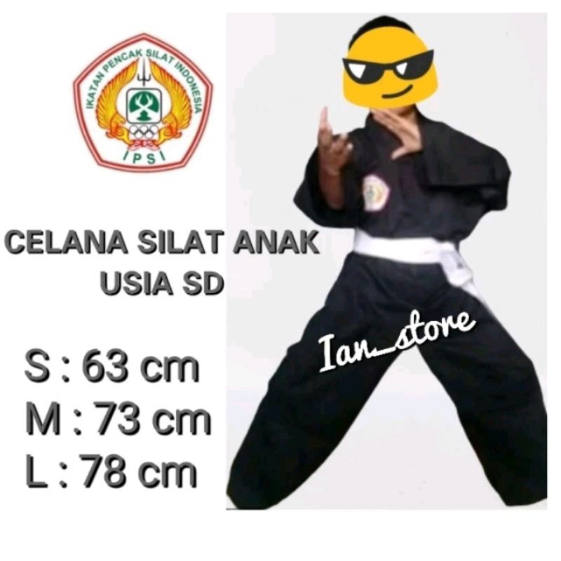 setelan baju silat anak/celana silat anak murah/baju silat pemula/IPSI/PSHT/a/