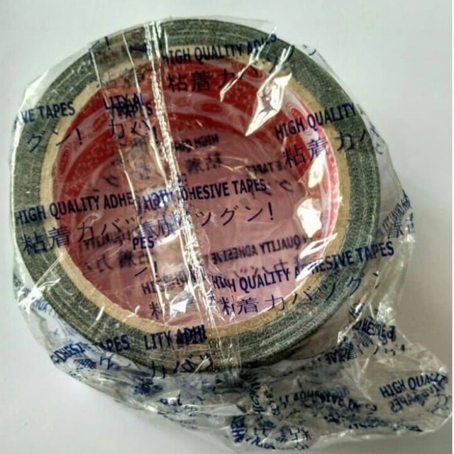 Lakban Kain Hitam 2 inch Lucky Tape - BE