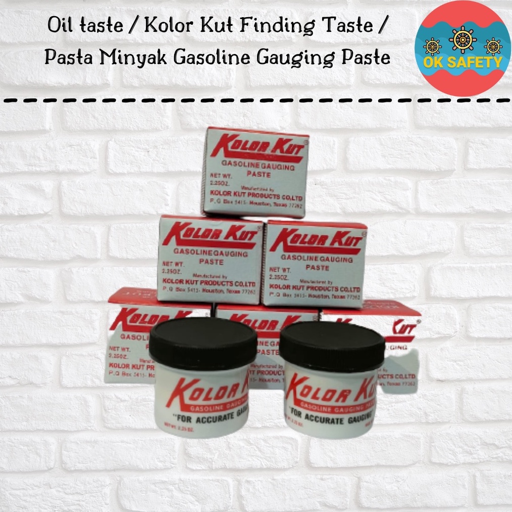 

12.12 Fasion sale Oil taste / Kolor Kut Finding Taste / Pasta Minyak Gasoline Gauging Paste !!!