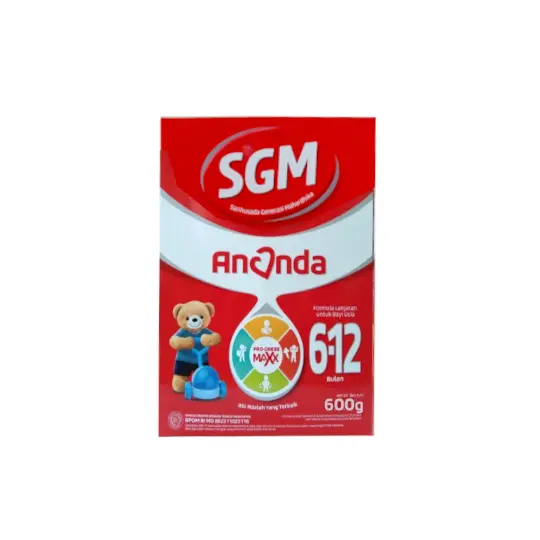 

SUSU FORMULA BAYI SGM ANANDA 2 600 GRAM 6-12 BULAN