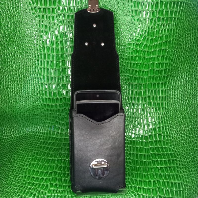 RB Dompet Sarung HP Kulit Asli 100% Logo Harley