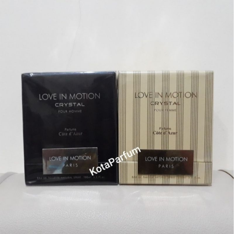 LOVE IN MOTION Crystal 100ml Parfum Original
