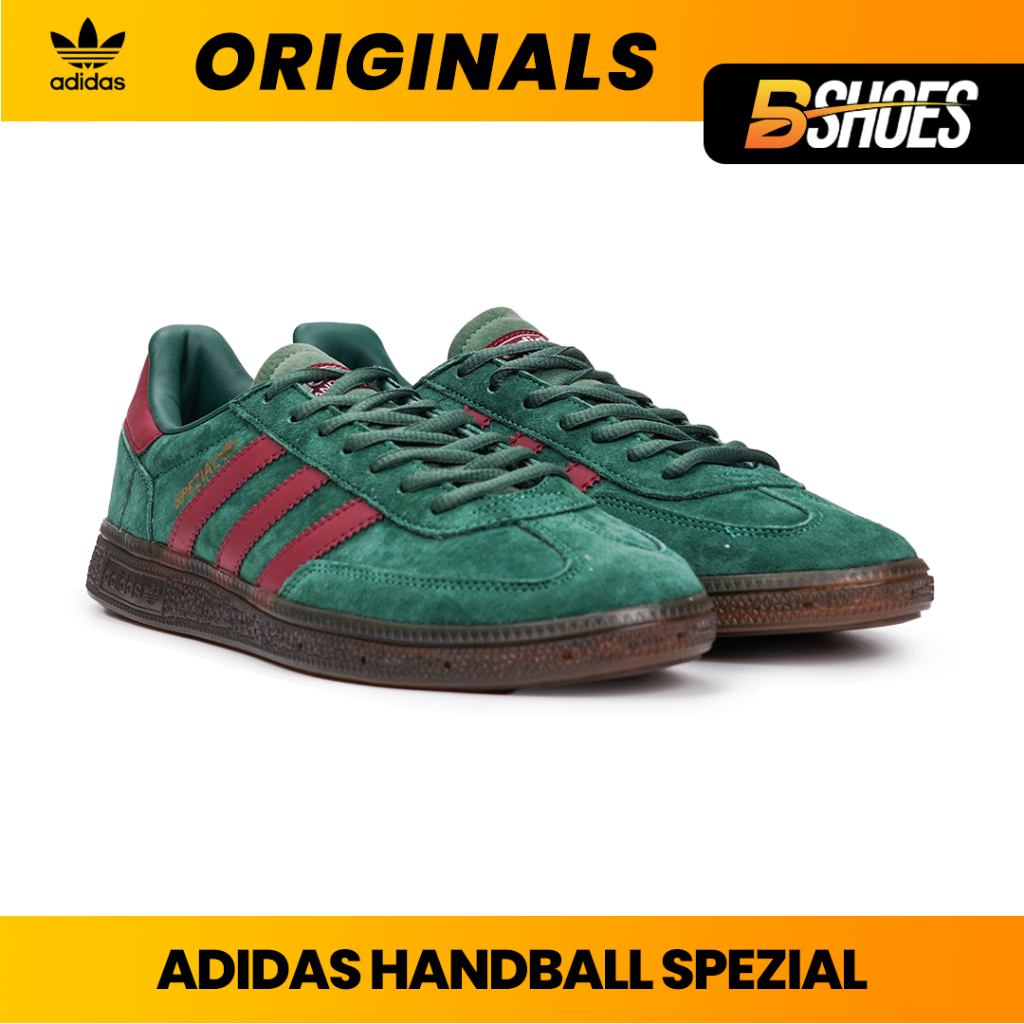 Adidas Handball Spezial Green Red Burgundy Sneaker Adidas Spezial Sepatu Adidas Spezial Sepatu Sneak