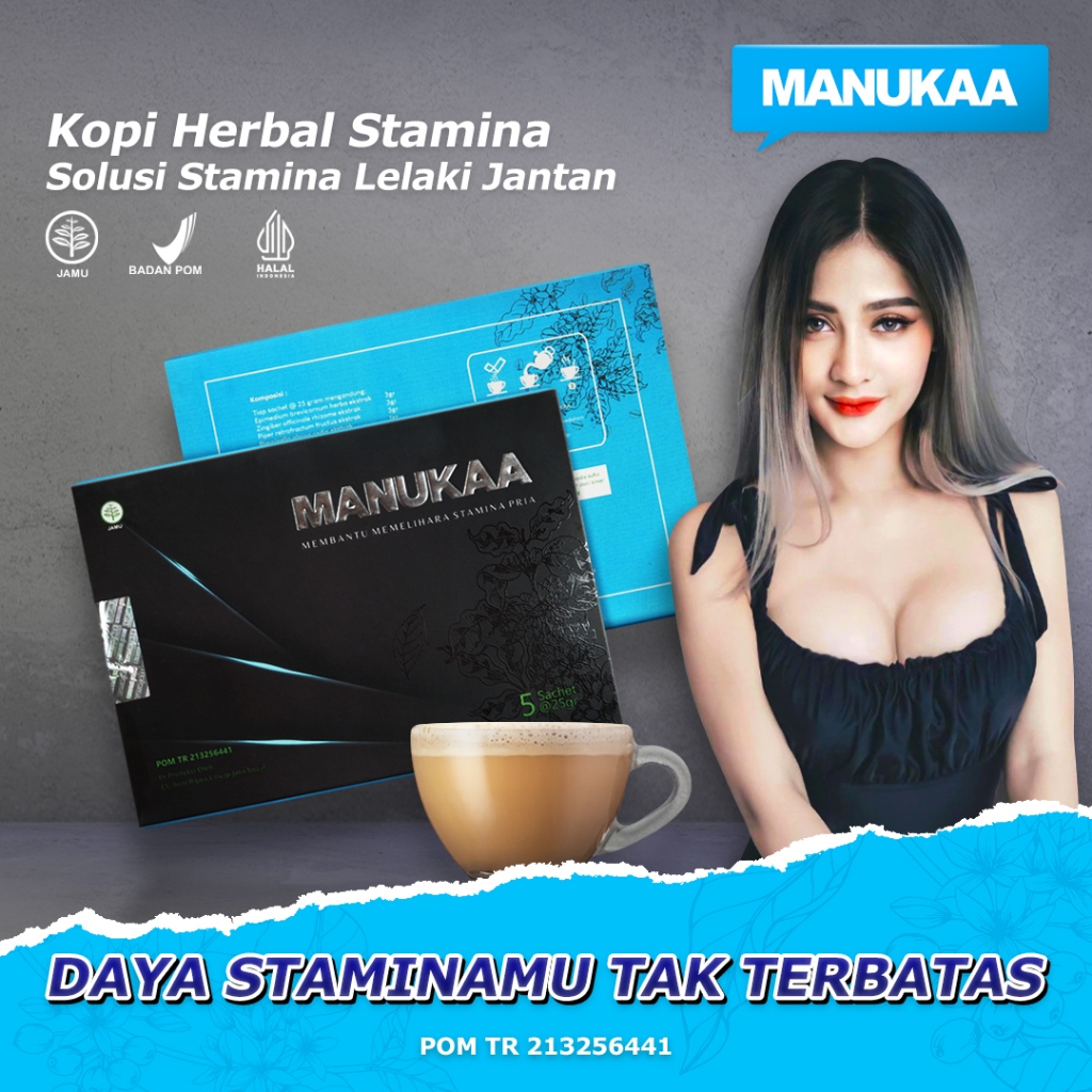 Kopi MANUKAA | Coffe Pria Dewasa | Tanpa Efek Samping | Original Tanpa Efek Samping