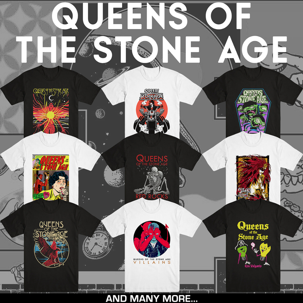 QUEENS OF THE STONE AGE - QOTSA | T-SHIRT BAND | ROCK | MERCHANDISE