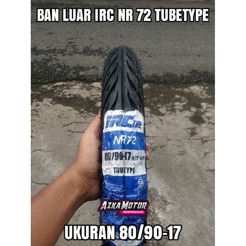Ban luar IRC 80/90 ring 17 NR 72 tubetype 275 ring 17