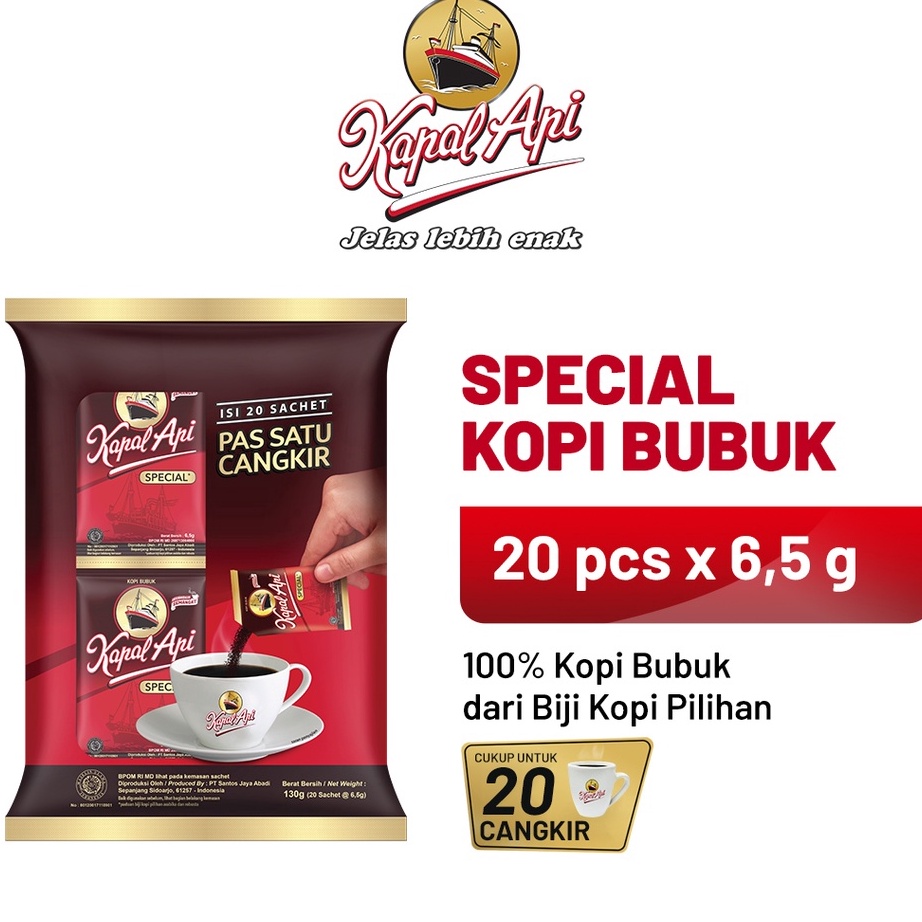 

FRKX6635 Stok terbaru KAPAL API Special Merah 1 Bag (20 x 6 gr)