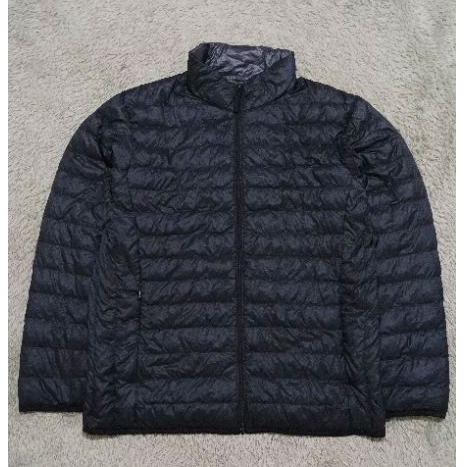 jaket bulu angsa uniqlo  hitam