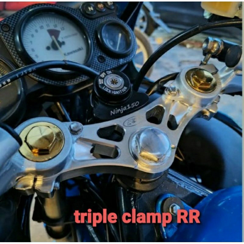 segitiga triple clamp RC3 ninja RR ZX