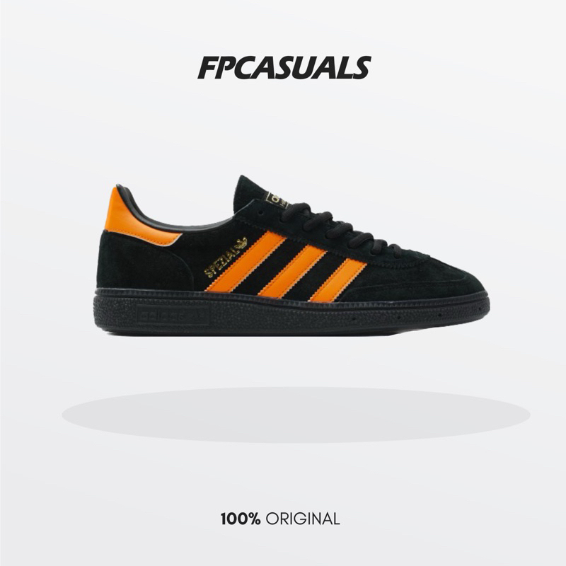 Adidas Handball Spezial Black Orange Original resmi