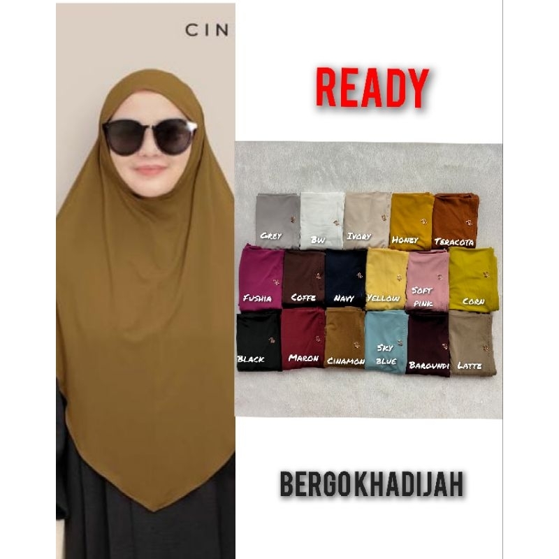 Bergo Khadijah by Azzahra Premium
