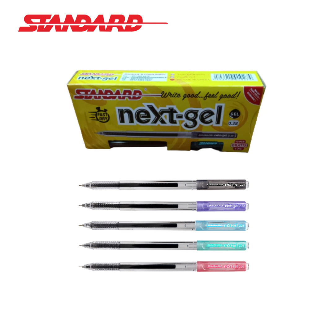 

1 LSN / 12 PCS Standard Pen - Next Gel 0.38