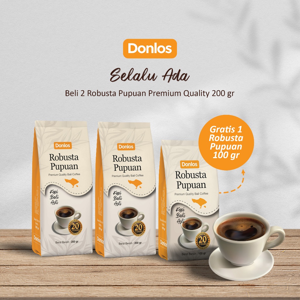 

[BELI 2 GRATIS 1] Robusta Pupuan Premium 200 gr