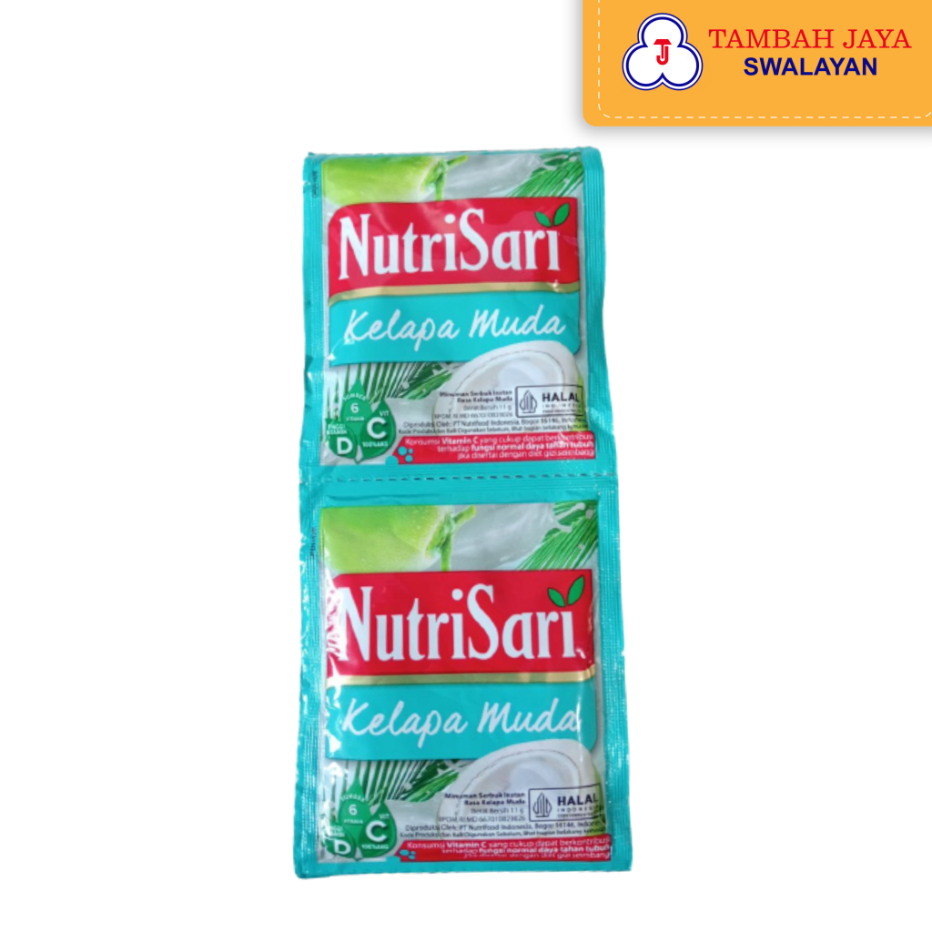 

Nutrisari Kelapa Muda 1 Renceng isi 10 sachet