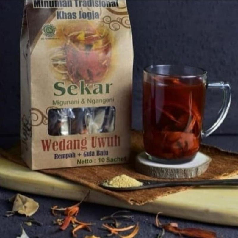 

WEDANG UWUH SEKAR | minuman Khas Bantul Jogja isi 10