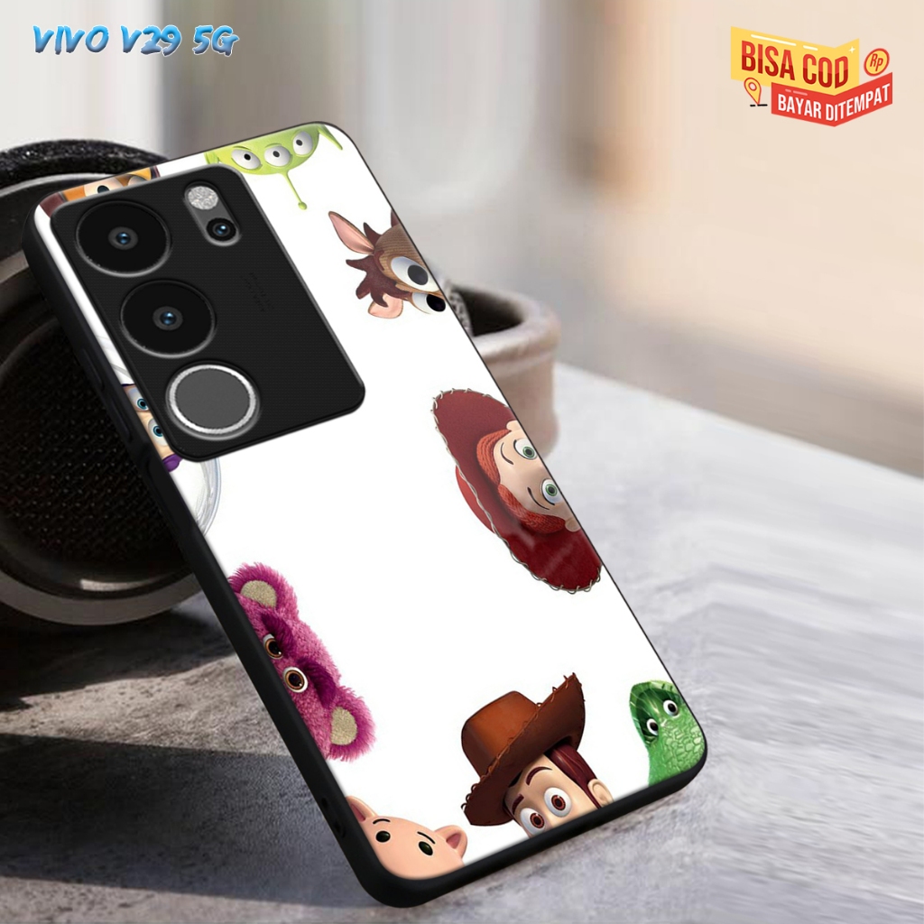 (CC253)CASING GLASS VIVO V29 5G CASING GLOSSY V29 5G CASE KACA VIVO V29 5G SOFTCASE VIVO V29 5G
