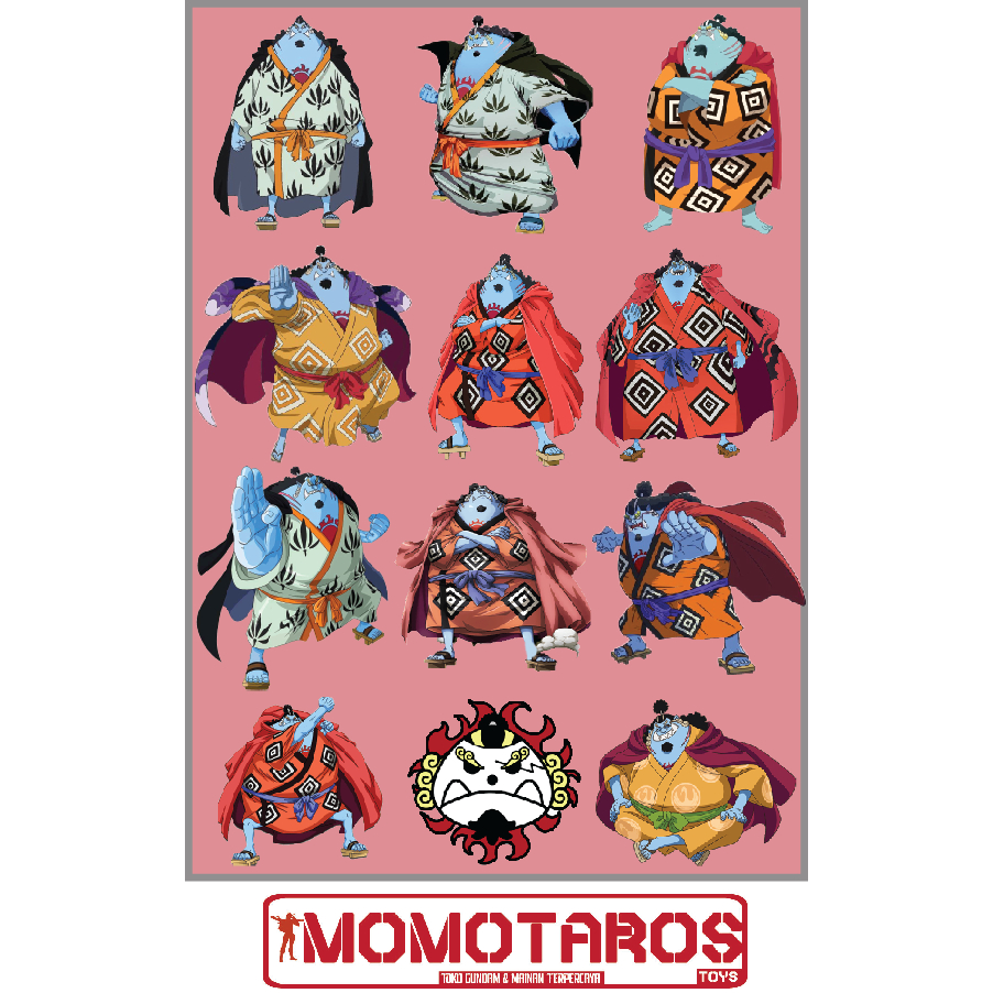 

Sticker murah antiair transparan Jinbei solo one piece 1 pc