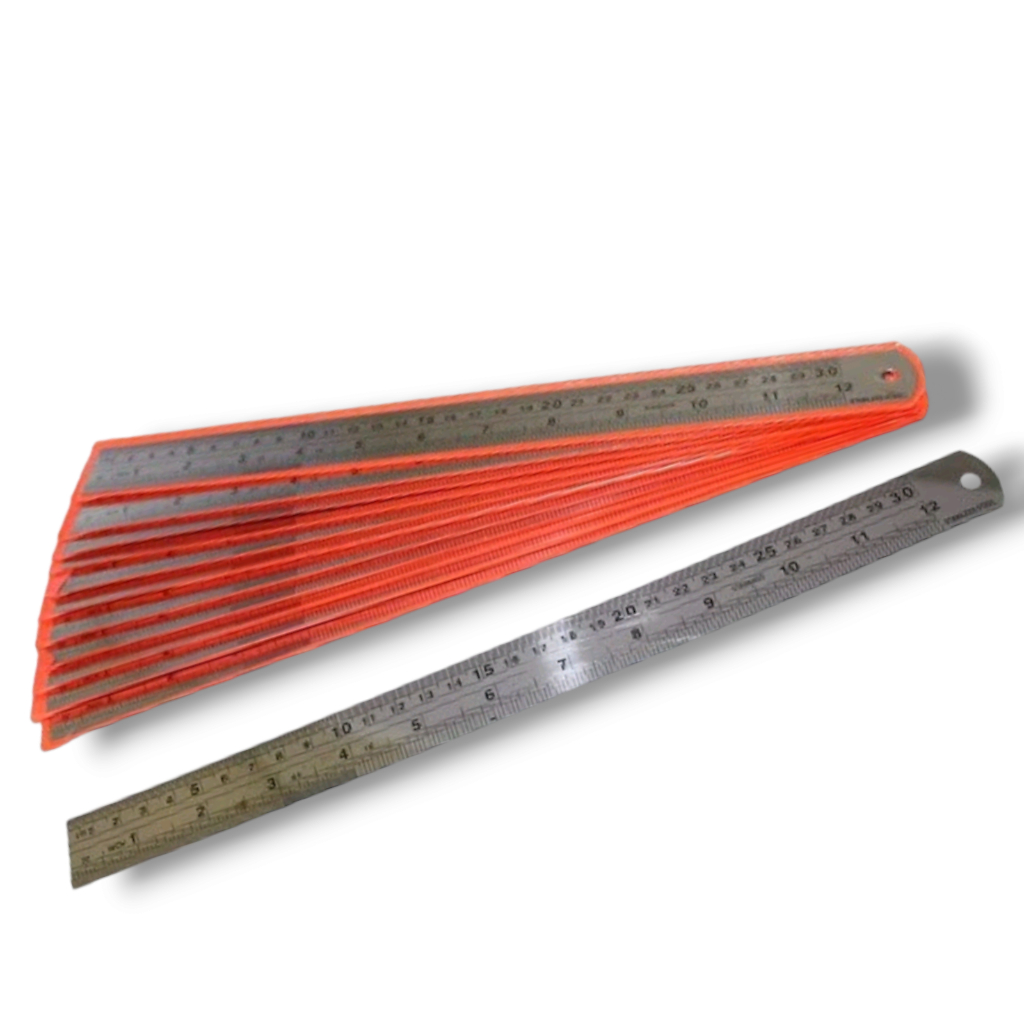 

PENGGARIS BESI STAILESS PANJANG 30CM