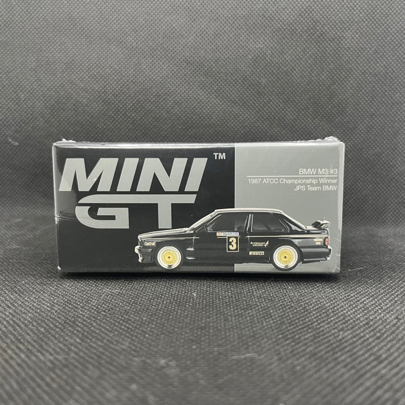 Mini GT 608 BMW M3 #3 1987 ATCC Championship Winner JPS Team BMW Minigt